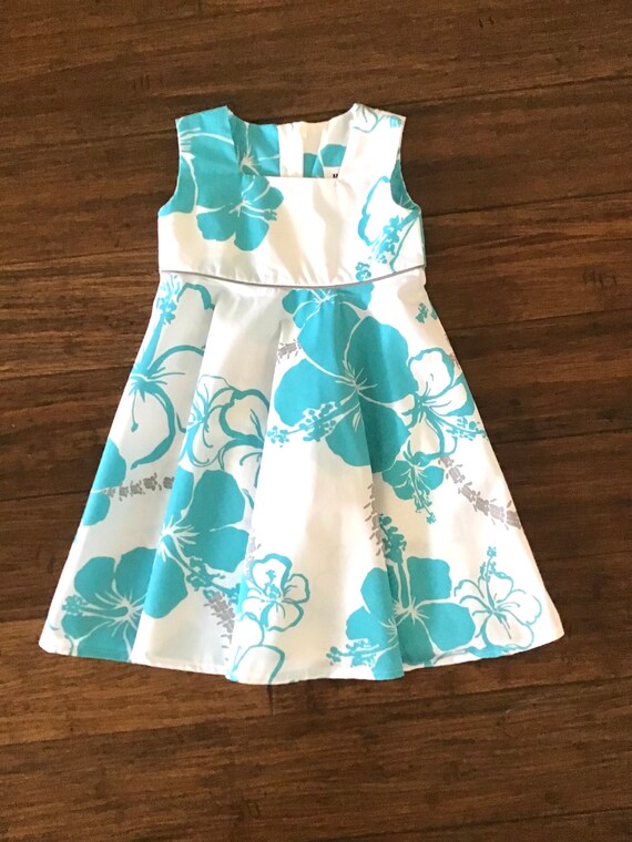 Girls hawaiian print dress online