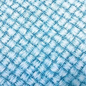 Blue Lauhala Design 100% Cotton Hawaiian Print Fabric Sold by the Yard