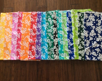 All the Classics Hawaiian Print Cotton Fabric (Select your color and quantity)