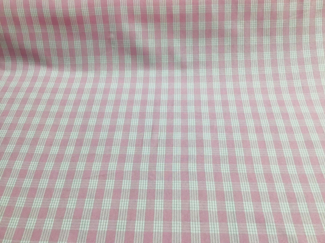 Light Pink Palaka Heavy Woven 100% Cotton Fabric yardage - Etsy
