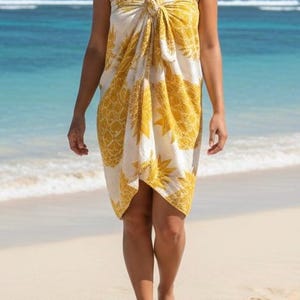 Yellow Lava Lava Skirt - Etsy