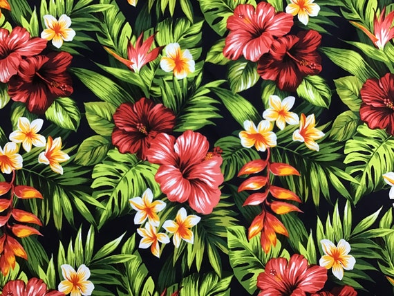 Hawaiian Print Katoenen Stof - Nederland