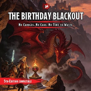 D&D 5e Birthday Adventure Module | Kids Level 5 Quest (Digital Download)
