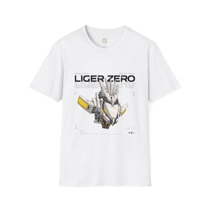 Zoids Liger Zero Anime Unisex Softstyle T-Shirt, Toonami Cartoon Nerd Tee, Retro Geek Gamer Shirt, Old School Fan Top