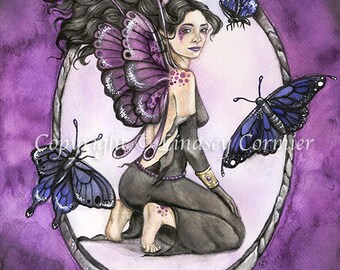 Lindsey Cormier Butterfly Queen Butterflies Fantasy Art Fairy 8x10 inches Print it Yourself Downloadable Print Printable