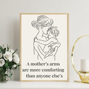 Mother’s Day Printable Wall Art | Best Mom Ever Floral Gift | Boho Flowers Digital Download | Gift for Mom Decor | Free Mother’s Day Gift