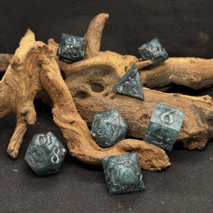 Cobalt Mine Handmade Oversized Dice