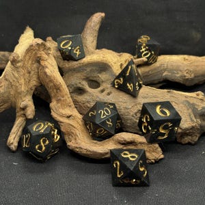 Gold Mine Handmade Oversized Dice