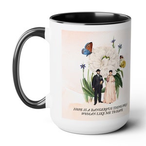 Lana Del Rey Lyric Mug: Hope is a Dangerous Thing |  15oz Large Ceramic Mug