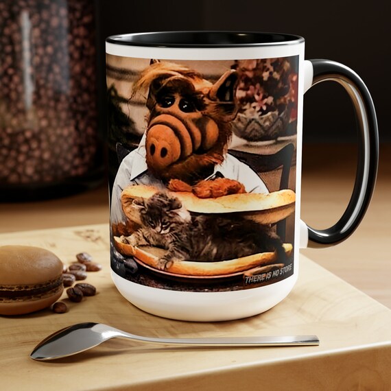 Alf TV Show Tasse: 1980er Jahre Nostalgie, Lustiges Kitsch Geschenk | Große Größe 15oz