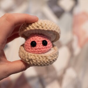 Cleo The Crochet  Amigurumi Clam