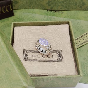 Vintage S925 silver women's ring, Cuban chain ring, birthday gift for her