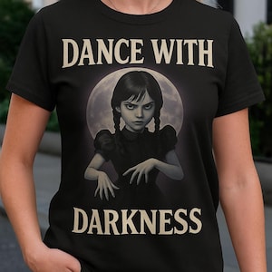 Dance-Themed wednesday Gothic Wednesday appare Wednesday character shirt Wednesday cast tee Jenna Ortega merch Wednesday Addams T-shirt