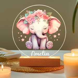 Baby Girl Gift, Personalized Night Light for Kids, Custom Night Light, Infant Gift, Personalized Lamp, Name Night Light