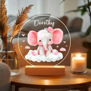 Custom Name Night Light Gift • 1st Birthday Gift • Personalised Baby Birth Gifts • Nursery Gift for Newborn • Christmas Gift • Baby Gifts