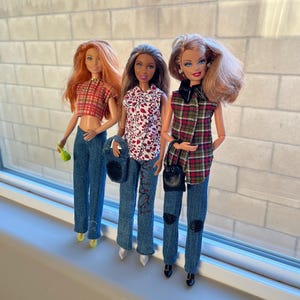 Doll Clothes: Fashion Tops & Denim Jeans for 11.5&quot; Dolls