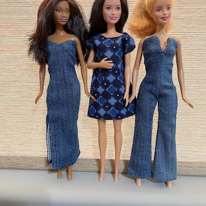Doll Clothes: Sleeveless Dress, Short Dress, Jumpsuit for 11.5&quot; Dolls