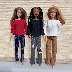 Doll Clothes: Sweater & Pants Outfits for 11.5&quot; Fashion Dolls