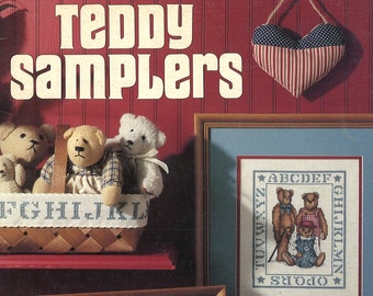 Teddy Samplers Counted Cross Stitch Pattern - Leisure Arts #2049