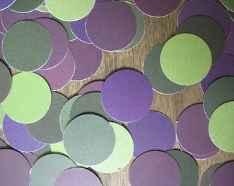 Reclaimed Paper Confetti - Vineyard-colored Circles