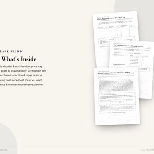 Used Car Purchase Total-Cost Budget | Out-the-Door Price Worksheet, Inspection & Financing Planner | Instant Download PDF image 2