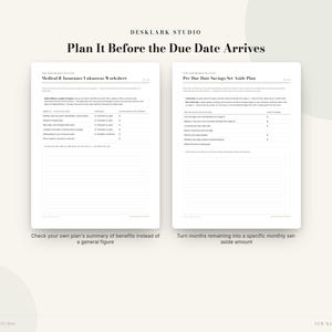 New Baby Budget Planner | First-Year Baby Cost Planner, Gear, Childcare & Savings Printable | Instant Download PDF image 3