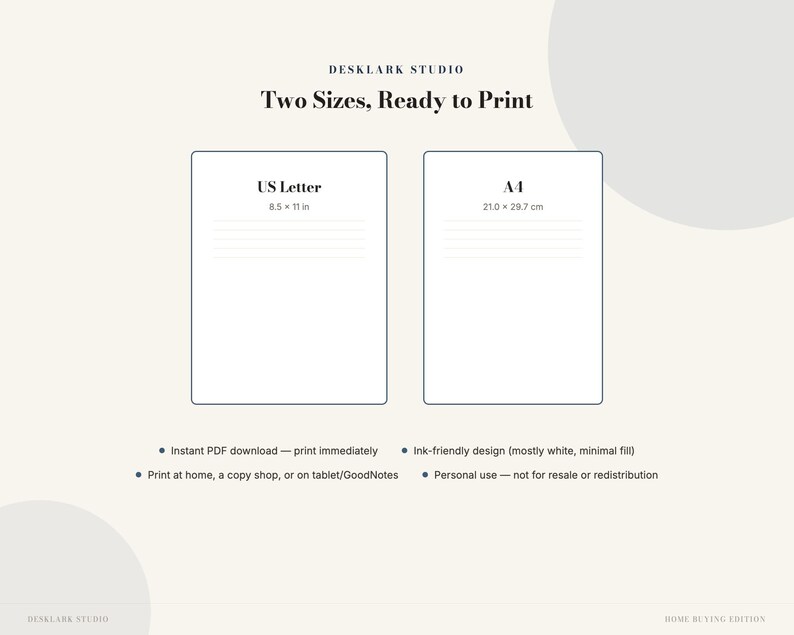 Home Down Payment Sinking Fund Planner | Down Payment Savings Tracker, Closing Cost & Moving Budget | Instant Download PDF image 4