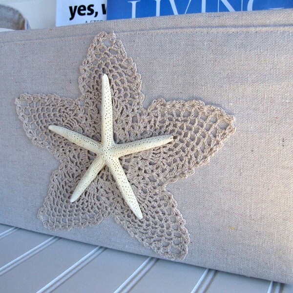 Speicher-Korb mit Starfish für Ihr Strand-Haus