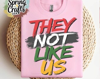 They Not Like Us SVG PNG: Juneteenth Design (Digital Download)