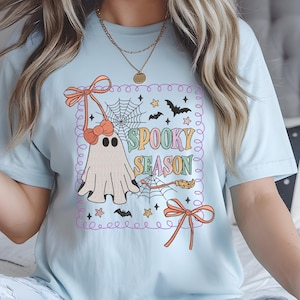 Spooky Season Embroidery Design – Cute Halloween Ghost Digital File, Machine Embroidery Pattern, Instant Download
