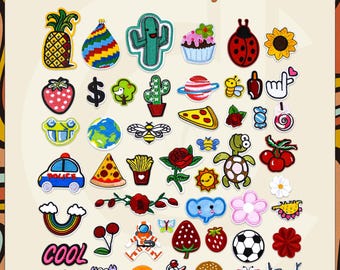 Patches de logotipo bordados personalizados: passar a ferro, velcro, costurar