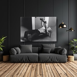 Marilyn Monroe At The Gym Canvas Wall Art | Marilyn Monroe Wall Art Prints, Marilyn Monroe Home Decor, Monroe Gift, Marilyn Monroe Canvas