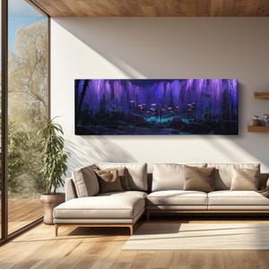 Avatar Baum der Seelen, im Dunkeln leuchtend Der Weg des Wassers Film Poster Wandkunst, Baum der Seelen, James Cameron, Weihnachtsgeschenk