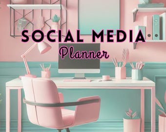 The All in One Social Media Planner for Business Owners, Content Planning Guide, eBook, YourFavDigitalDarling