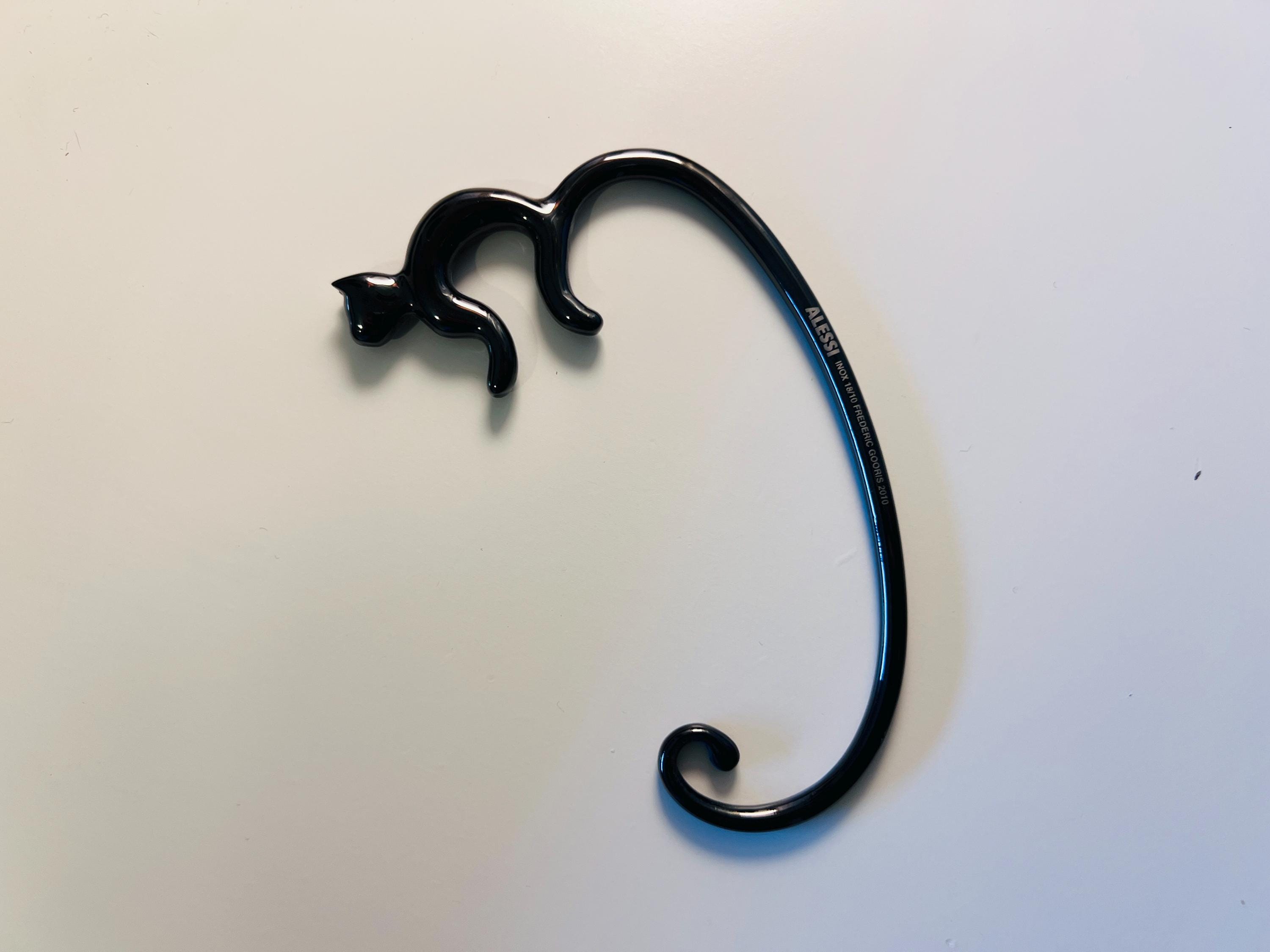 ALESSI Amazon｜【正規輸入品】 ハンドバッグフック　ブラック　正規品 Alessi アレッシイ アレッシィ ハンドバッグフック Minou ハンガーラック・ポールハンガー