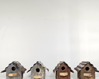 Unique Wooden Birdhouse