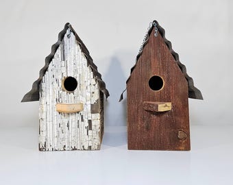 Rustic Wooden Birdhouse