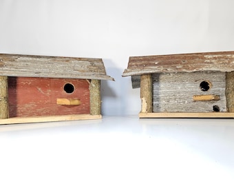 Rustic Cabin Style Birdhouse