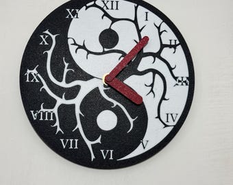 "Tree of Life" Wall Clock - Symbol of Connection and 3D Printing