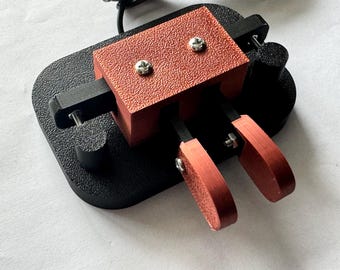 Paddle Keyer Iambic for Morse Code CW with Copper Color Inserts, all radio