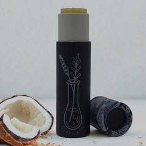 Coconut Cream Lip Balm | Tropical and Hydrating | Vegan & Beeswax Options