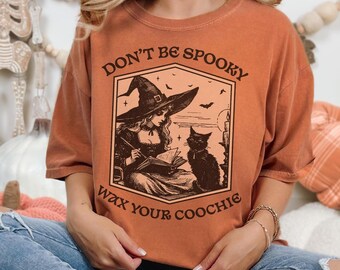 Camiseta de depilación de Halloween, camiseta divertida de esteticista, camiseta espeluznante de esteticista, camiseta divertida de Halloween, regalo de depilación de Halloween, camiseta espeluznante de depilación