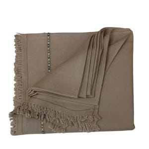 Afghan Wool Shawl Handmade Warm Patoo Blanket Wrap Sawati Wool Solid Premium Quality