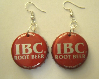 Recycled Coca Cola Coke Soda Pop Bottle Cap Earrings