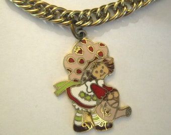 Strawberry Shortcake Vintage Charm Bracelet 1980