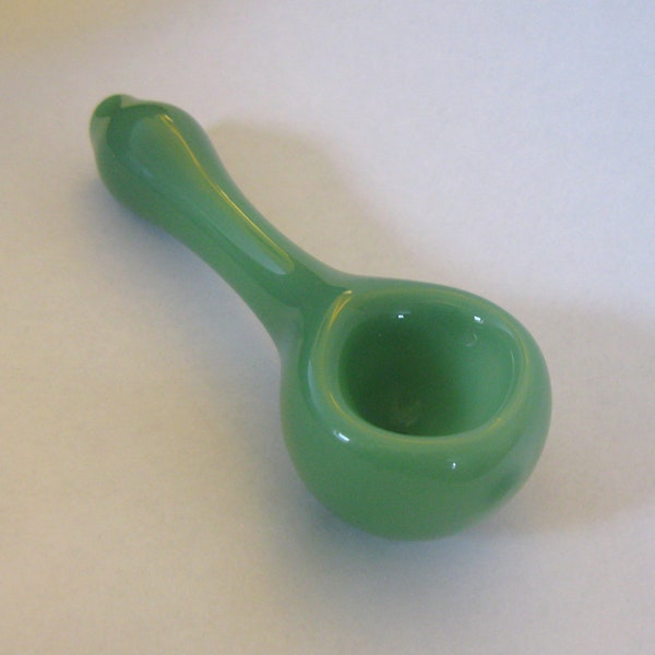 Glass Pipe Jade Green