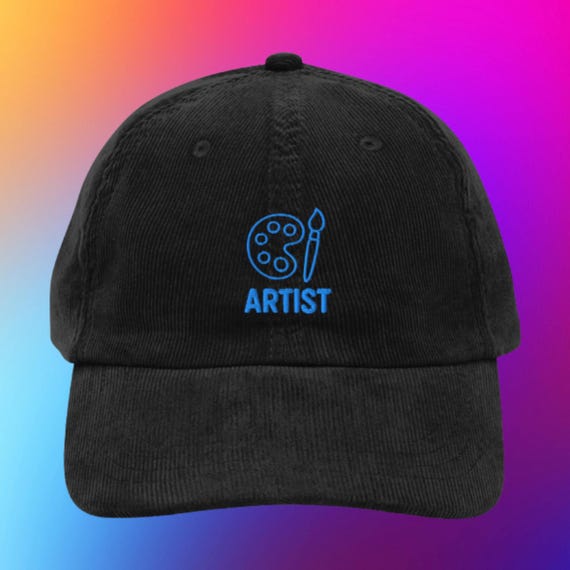 帽子 TENDERLOIN CORDUROY PAINTER CAP Vintage Corduroy Artist Cap Neon Embroidered Painter Hat Gift for