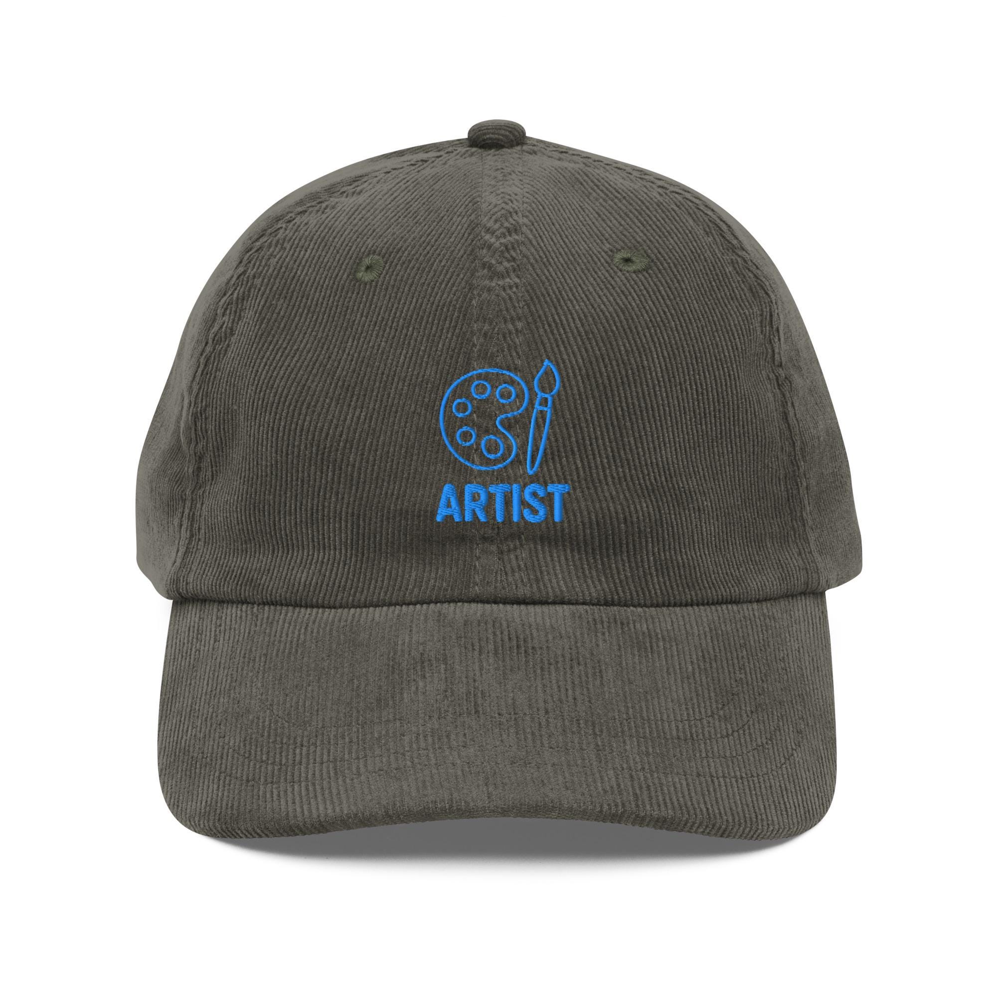 帽子 TENDERLOIN CORDUROY PAINTER CAP Vintage Corduroy Artist Cap Neon Embroidered Painter Hat Gift for