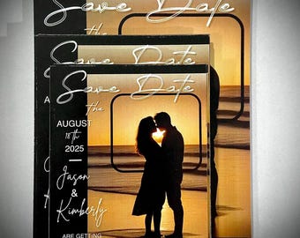 Save the Date Magnets | Wedding Favors | Custom Photo Magnets | Personalized Fridge Magnets | Save the Date