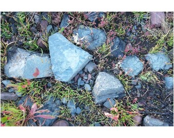 Küste Naturfotografie Druck: New England Coastal Quarz-Felsen